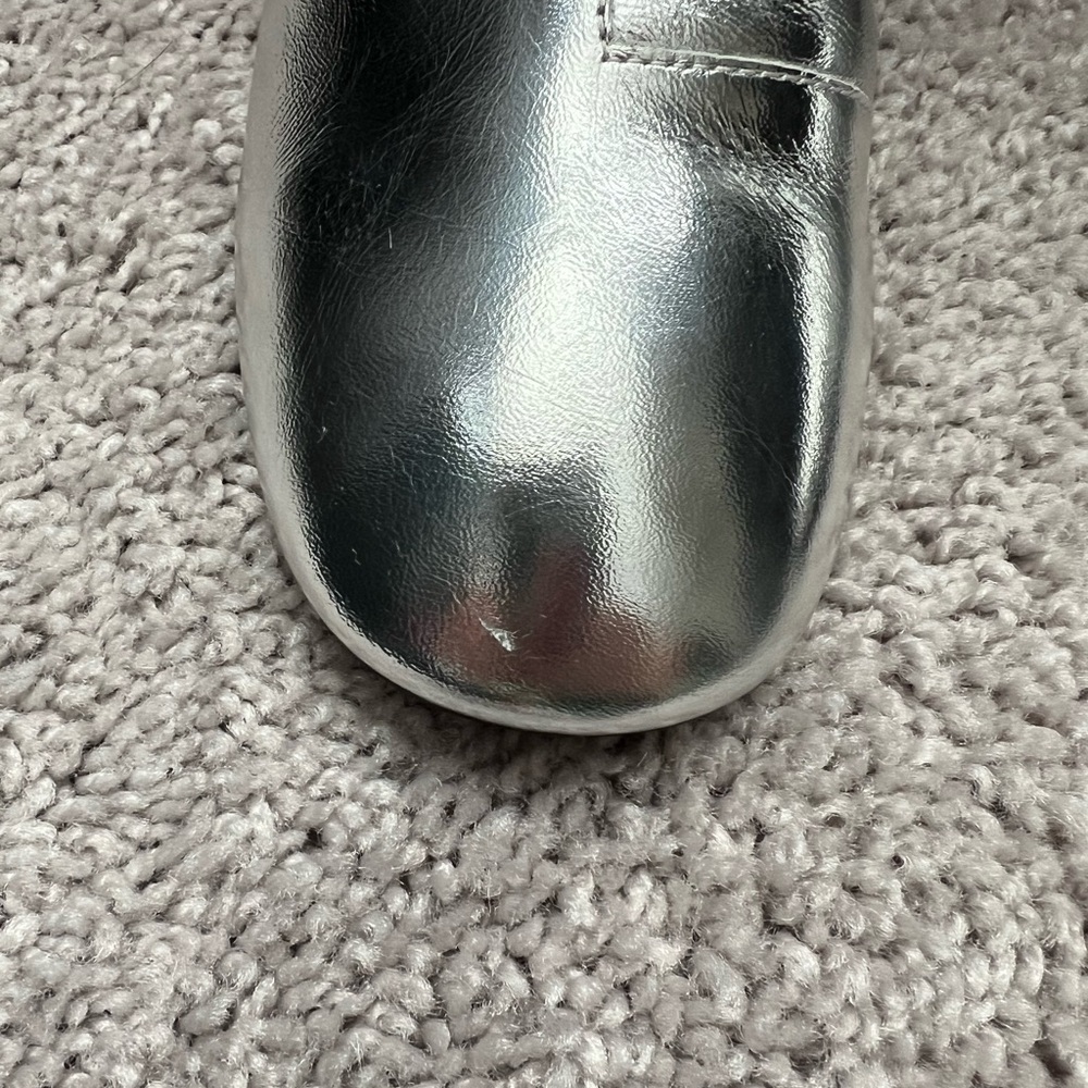 NWT Bibi Lou Silver Knee-High Women's Boots Anthropologie 37 - Picture 8 of 16